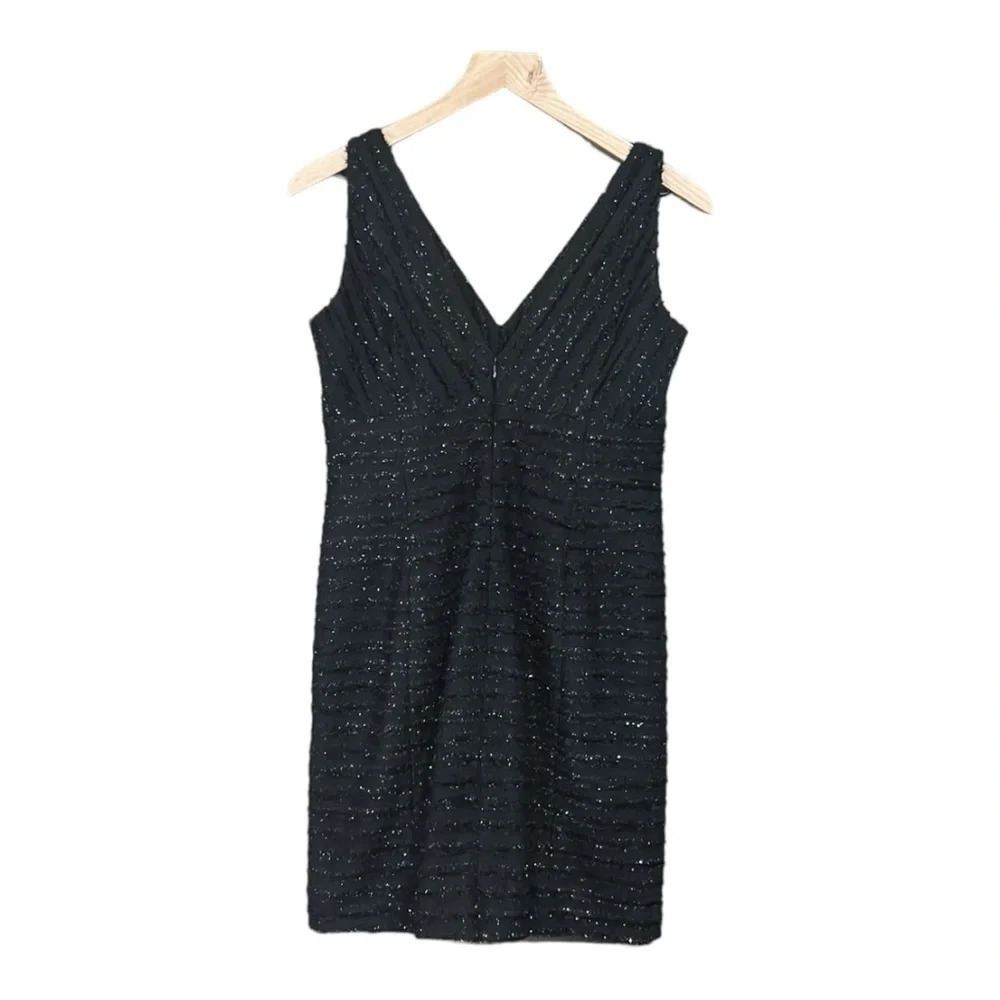 W by Worth Black Sleeveless Mini Dress Size 6 - Picture 4 of 8